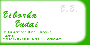 biborka budai business card